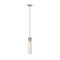 Z-Lite Beau Pendant, 1-Light, 4.75 In.W x 12.75 In.H, Brushed Nickel/Clear 740P-ROD-BN - alternate 1